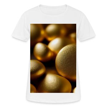 Gold Pieces - Women's Breathable T-Shirt - white - Front - AI Model Female 172 dark (172cm)