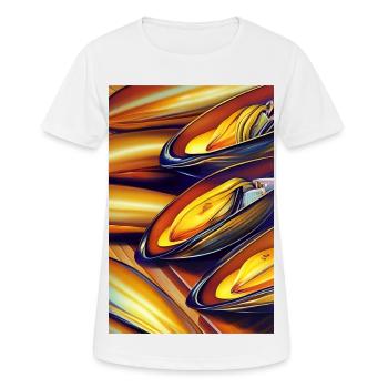 Mussels - Women's Breathable T-Shirt - white - Front - AI Model Female 172 dark (172cm)