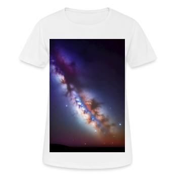 Weltall und Planeten - Frauen T-Shirt atmungsaktiv - Weiß - Vorne - AI Model Female 172 dark (172cm)