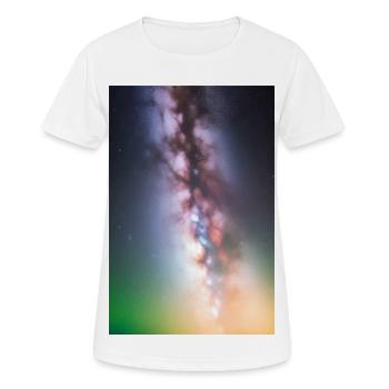 Weltall und Planeten - Frauen T-Shirt atmungsaktiv - Weiß - Vorne - AI Model Female 172 dark (172cm)