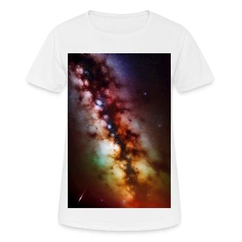 Weltall und Planeten - Frauen T-Shirt atmungsaktiv - Weiß - Vorne - AI Model Female 172 dark (172cm)