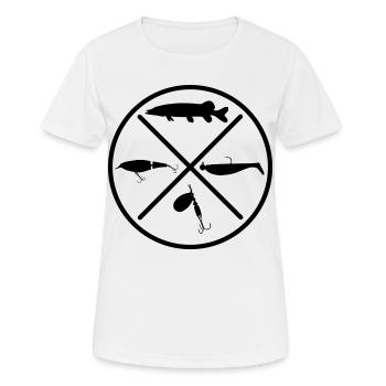 Pike - Women's Breathable T-Shirt - white - Front - AI Model Female 172 dark (172cm)