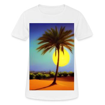 Arabian Desert - Women's Breathable T-Shirt - white - Front - AI Model Female 172 dark (172cm)