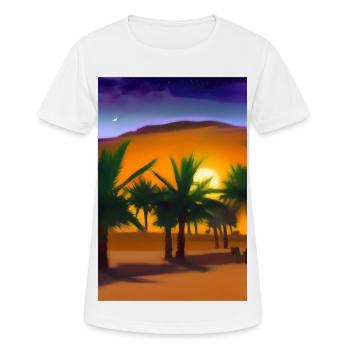 Arabian Desert - Women's Breathable T-Shirt - white - Front - AI Model Female 172 dark (172cm)
