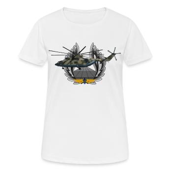 Mi-26 - Frauen T-Shirt atmungsaktiv - Weiß - Vorne - AI Model Female 172 dark (172cm)