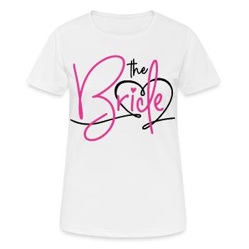 The Bride - Frauen T-Shirt atmungsaktiv - Weiß - Vorne - AI Model Female 172 dark (172cm)