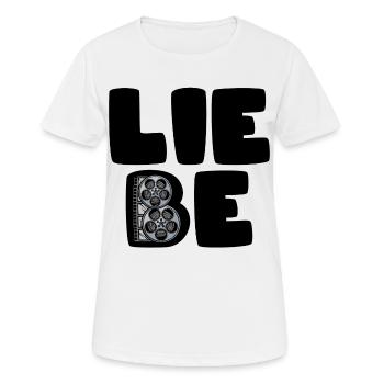 Film Schauen Movies Spruch Binge Watching Cineast - Frauen T-Shirt atmungsaktiv - Weiß - Vorne - AI Model Female 172 dark (172cm)