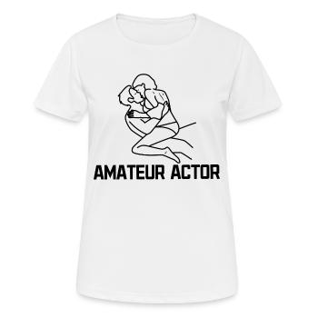 Film Schauen Movies Statement Schauspieler Serien - Frauen T-Shirt atmungsaktiv - Weiß - Vorne - AI Model Female 172 dark (172cm)