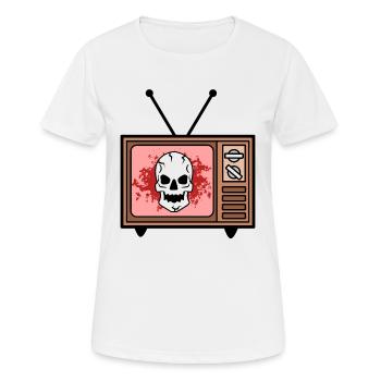 Films Cinéma Cinéma Streaming Déclaration Nuit du cinéma - T-shirt respirant Femme - blanc - Devant - AI Model Female 172 dark (172cm)