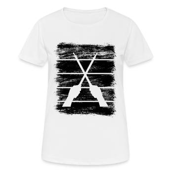 Drumsticks Sketch - Women's Breathable T-Shirt - white - Front - AI Model Female 172 dark (172cm)