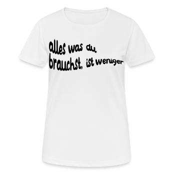 Umweltschützer Umwelt Statement Erde Umweltschutz - Frauen T-Shirt atmungsaktiv - Weiß - Vorne - AI Model Female 172 dark (172cm)