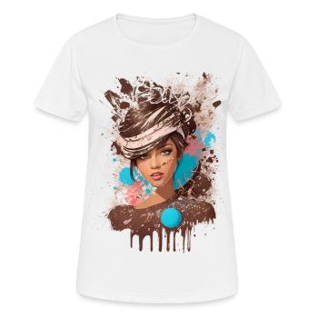 Sweet Lady - Women's Breathable T-Shirt - white - Front - AI Model Female 172 dark (172cm)