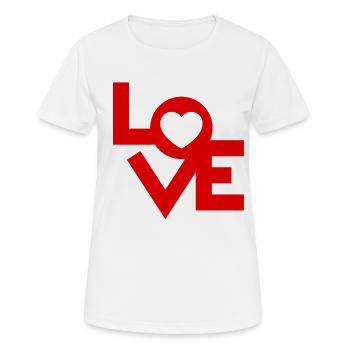 Entfesseln Sie Ihre Romantik - Frauen T-Shirt atmungsaktiv - Weiß - Vorne - AI Model Female 172 dark (172cm)