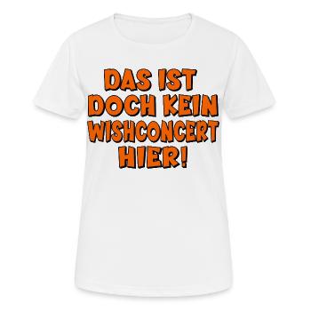 MEHRSPRACHIG WUNSCHKONZERT - Frauen T-Shirt atmungsaktiv - Weiß - Vorne - AI Model Female 172 dark (172cm)