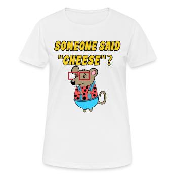 Rat Statement Pets Animals Pet - Women's Breathable T-Shirt - white - Front - AI Model Female 172 dark (172cm)