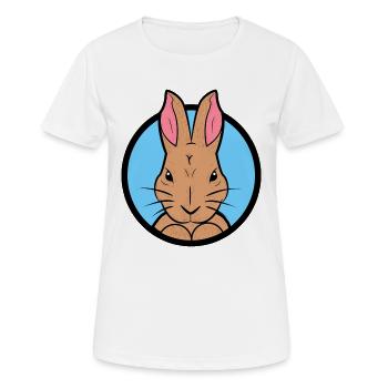 Häschen Haustiere Kuscheltier Lieblingstier Tiere - Frauen T-Shirt atmungsaktiv - Weiß - Vorne - AI Model Female 172 dark (172cm)