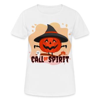 Halloween appel de l'âme - T-shirt respirant Femme - blanc - Devant - AI Model Female 172 dark (172cm)