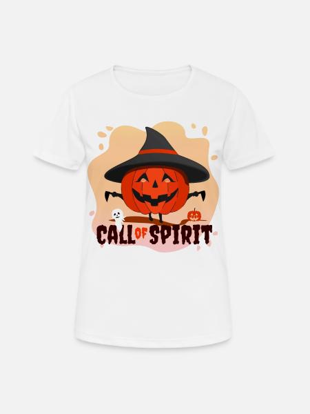 Halloween Call of Spirit - Women's Breathable T-Shirt - white