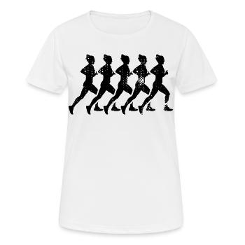 Runners - Women's Breathable T-Shirt - white - Front - AI Model Female 172 dark (172cm)