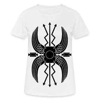 Scutum - T-shirt respirant Femme - blanc - Devant - AI Model Female 172 dark (172cm)