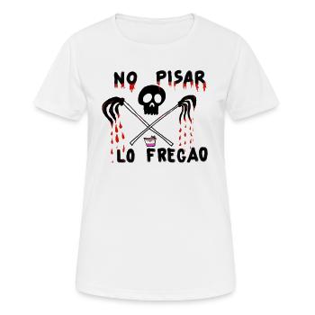 Halloween mit Humor - Frauen T-Shirt atmungsaktiv - Weiß - Vorne - AI Model Female 172 dark (172cm)