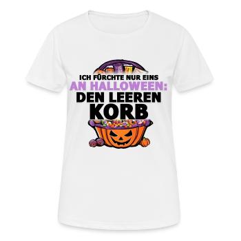 Halloween Edition by Printflow - Frauen T-Shirt atmungsaktiv - Weiß - Vorne - AI Model Female 172 dark (172cm)
