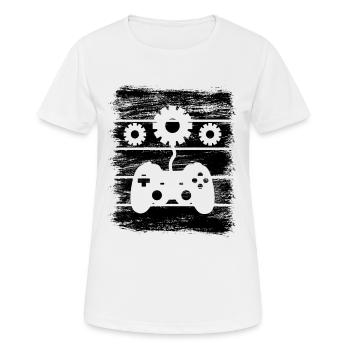 Game Developer - Women's Breathable T-Shirt - white - Front - AI Model Female 172 dark (172cm)