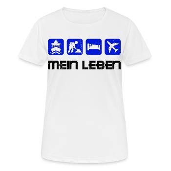 Job Statement Arbeiter Angestellter Arbeit - Frauen T-Shirt atmungsaktiv - Weiß - Vorne - AI Model Female 172 dark (172cm)