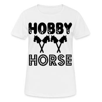 CHEVAUX DE LOISIR - CHEVAL DE LOISIR - T-shirt respirant Femme - blanc - Devant - AI Model Female 172 dark (172cm)