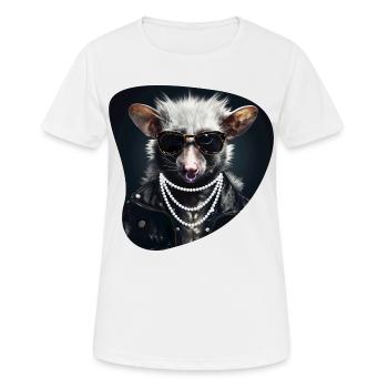 Hard Rock Possum - Women's Breathable T-Shirt - white - Front - AI Model Female 172 dark (172cm)