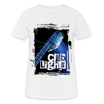 Club Lights - Rostock - Frauen T-Shirt atmungsaktiv - Weiß - Vorne - AI Model Female 172 dark (172cm)