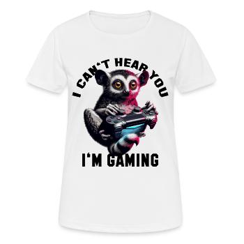 Gaming Zocken Maki Geschenk - Frauen T-Shirt atmungsaktiv - Weiß - Vorne - AI Model Female 172 dark (172cm)