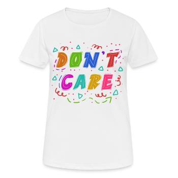 Gleichgültig Ist Mir Egal Statement - Frauen T-Shirt atmungsaktiv - Weiß - Vorne - AI Model Female 172 dark (172cm)