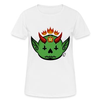 Rag Demon! - Women's Breathable T-Shirt - white - Front - AI Model Female 172 dark (172cm)