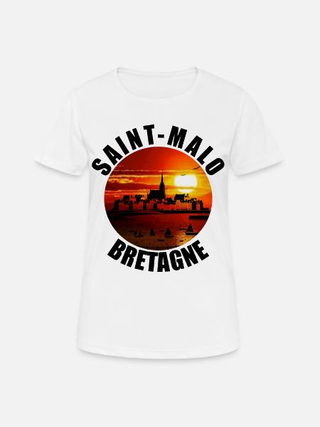 Saint Malo - T-shirt respirant Femme - blanc