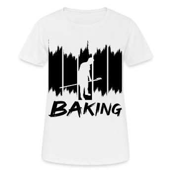 Bake - Women's Breathable T-Shirt - white - Front - AI Model Female 172 dark (172cm)