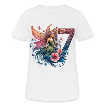 17 Jahre Fee Elfe süß Geburtstag Geschenk - Frauen T-Shirt atmungsaktiv - Weiß - Vorne - AI Model Female 172 dark (172cm)