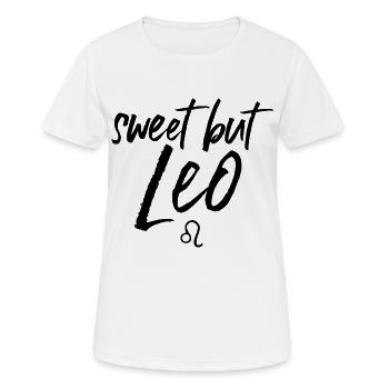 Astro Doux mais Lion - T-shirt respirant Femme - blanc - Devant - AI Model Female 172 dark (172cm)