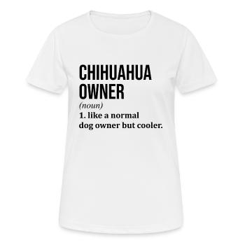 Chihuahua Chihuahua Chihuahua - Frauen T-Shirt atmungsaktiv - Weiß - Vorne - AI Model Female 172 dark (172cm)