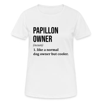 Papillon Papillon Papillon - T-shirt respirant Femme - blanc - Devant - AI Model Female 172 dark (172cm)