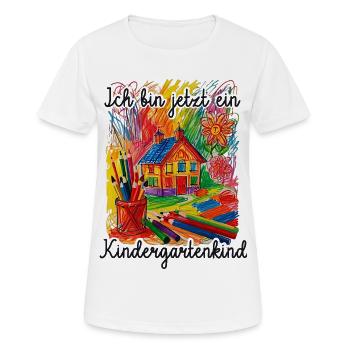 Maternelle - T-shirt respirant Femme - blanc - Devant - AI Model Female 172 dark (172cm)