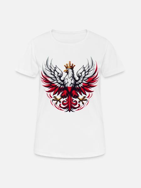 Poland Polska Polish Flag Flag Gift - Women's Breathable T-Shirt - white