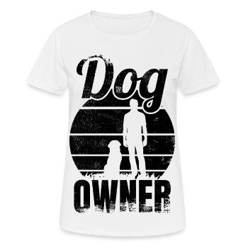 Hundebesitzer - Frauen T-Shirt atmungsaktiv - Weiß - Vorne - AI Model Female 172 dark (172cm)