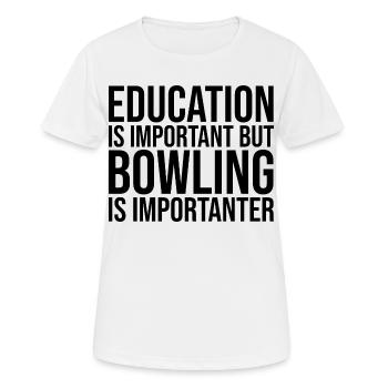 bowling - T-shirt respirant Femme - blanc - Devant - AI Model Female 172 dark (172cm)