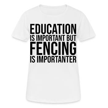 Escrime Escrime - T-shirt respirant Femme - blanc - Devant - AI Model Female 172 dark (172cm)