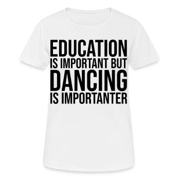 Dancing Dancing Dancing - Women's Breathable T-Shirt - white - Front - AI Model Female 172 dark (172cm)