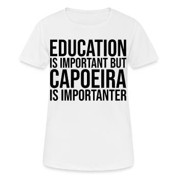 Capoeira - T-shirt respirant Femme - blanc - Devant - AI Model Female 172 dark (172cm)
