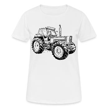 Tractor Turbo DT 160 90 - Women's Breathable T-Shirt - white - Front - AI Model Female 172 dark (172cm)