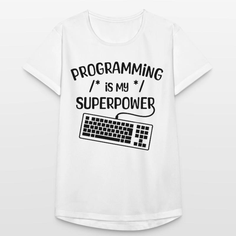 Computerfreak Statement Developer Programmierer Frauen T-Shirt atmungsaktiv
