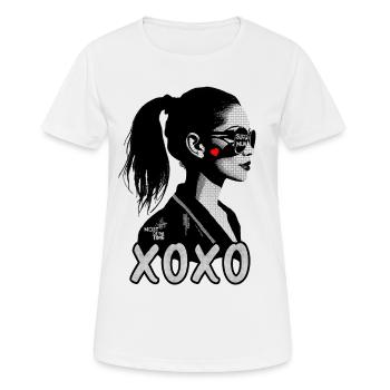 Supermum – most of the time, Mother's Day Gift - Women's Breathable T-Shirt - white - Front - AI Model Female 172 dark (172cm)